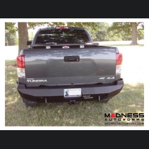 Toyota Tundra Stealth Rear Winch Bumper - Raw Steel WARN M8000 Or 9.5xp